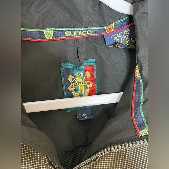 Sunice Golf Jacket Pull Over Long Sleeve 1/3 Zip Wind Breaker Mesh Lined Size S  - Picture 7 of 11